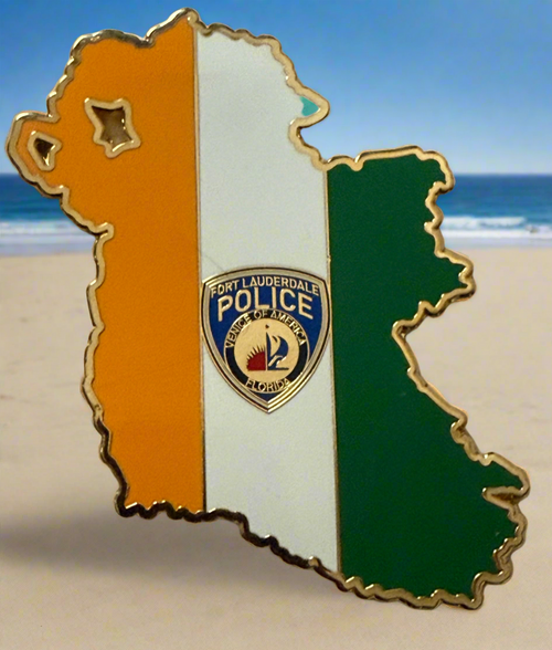 Fort Lauderdale Police 2025 St Patricks Day Challenge Coin